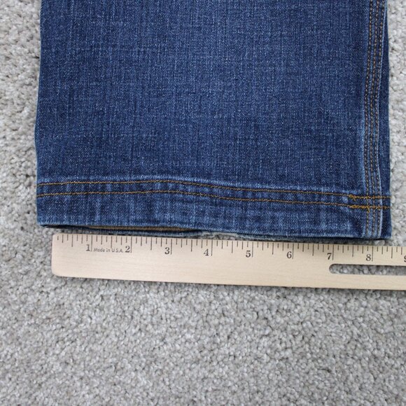 Duluth Jeans Mens 40x32 Blue DuluthFlex Ballroom Relaxed Fit Stretch Denim - Picture 5 of 15